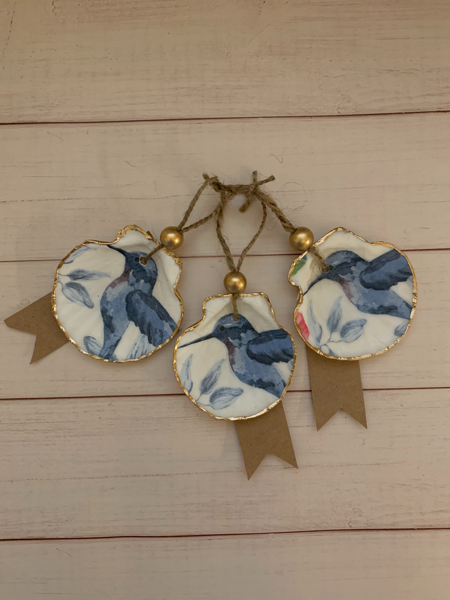 Blue Dreams  Serenity Shells Ornament